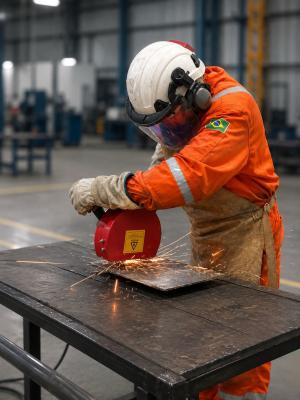 Na HT Offshore, utilizamos equipamentos de alta performance para garantir a máxima eficiência nos serviços de tratamento de superfícies. Com o apoio da Pneumatic Angle De-Scaler, realizamos a remoção de corrosão, incrustações e revestimentos deteriorados.